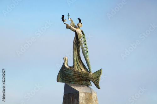Statue Of Saint Nicholas In Nesebar, Bulgaria