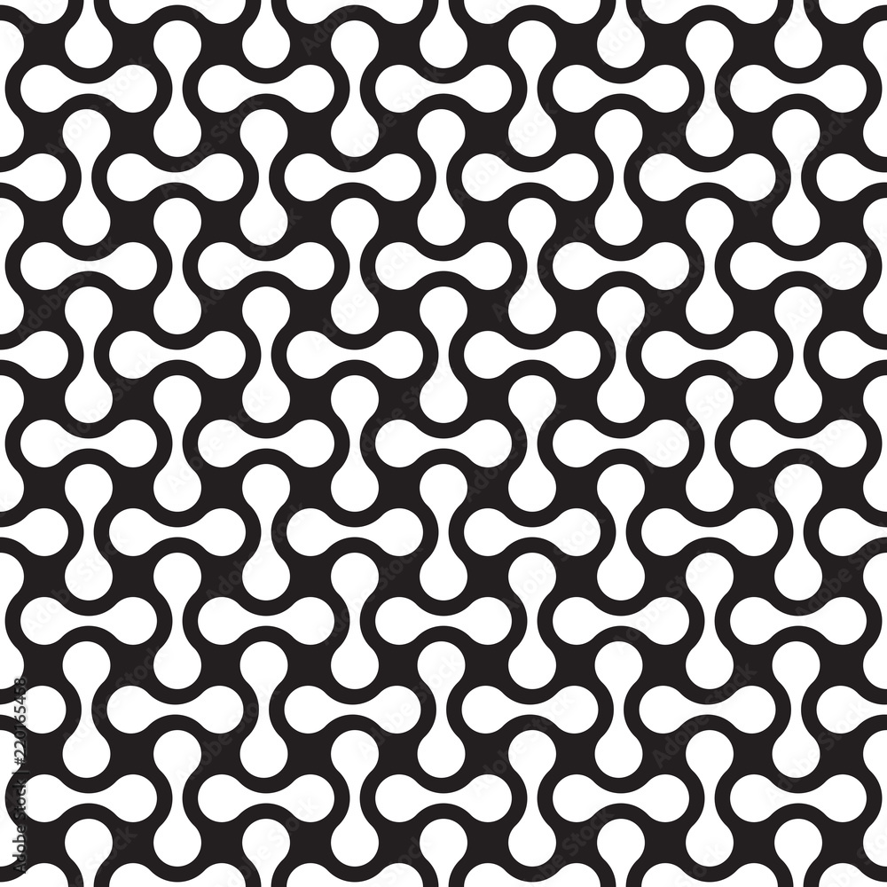 Seamless abstract geometric organic interlocking shape pattern Seamless abstract geometric organic interlocking shape pattern