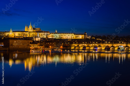 Prague Nightscape, Prague, Czech Republic