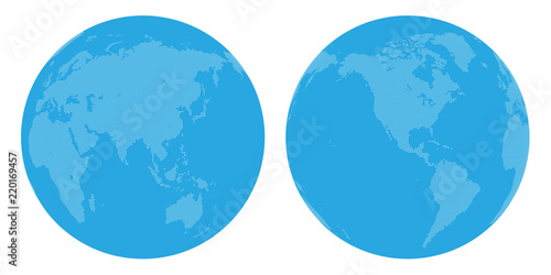 ドットの世界地図