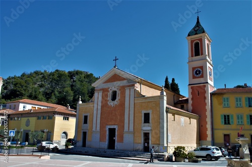 Tourettes Levens village in French Riviera, France  photo