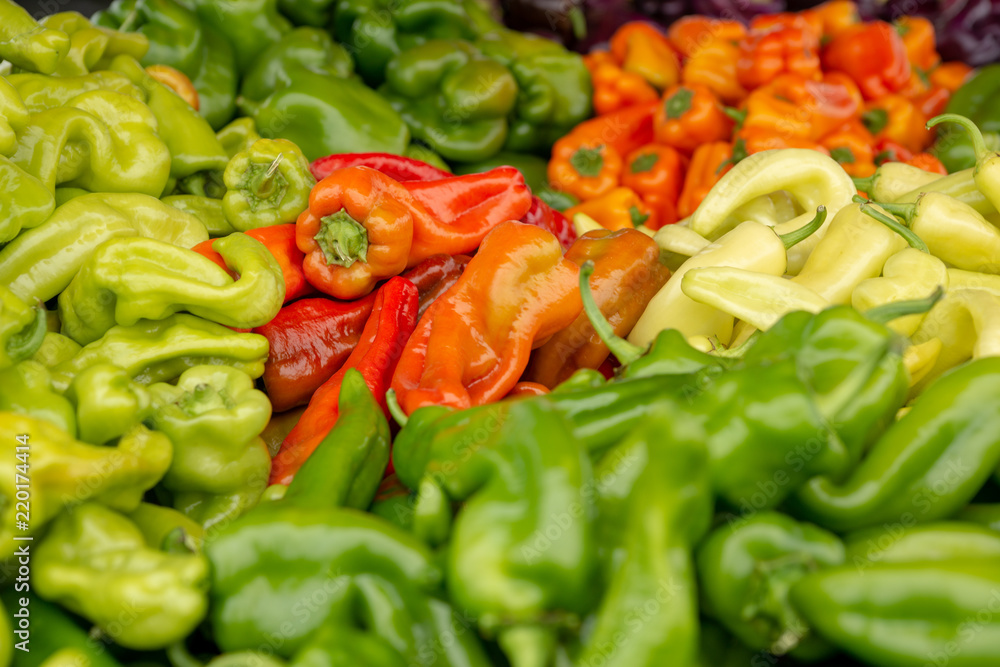 Fresh Organic Peppers Fresh Organic Peppers