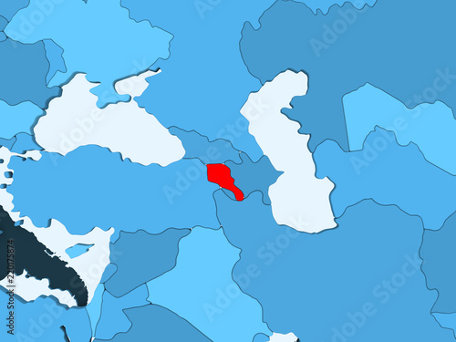 Map of Armenia © harvepino