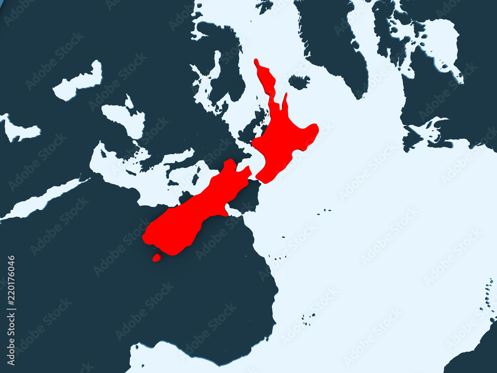 Map of New Zealand Map of New Zealand