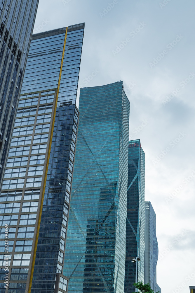 Naklejka premium Shenzhen China(深センチャイナ）