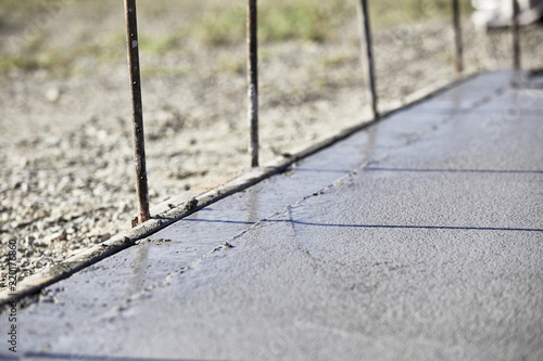 Принти на полотні A finished edge on a concrete slab