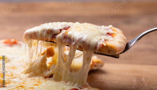 Close-up Of A Delicious Pizza
