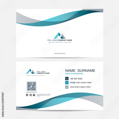 Business card vector background