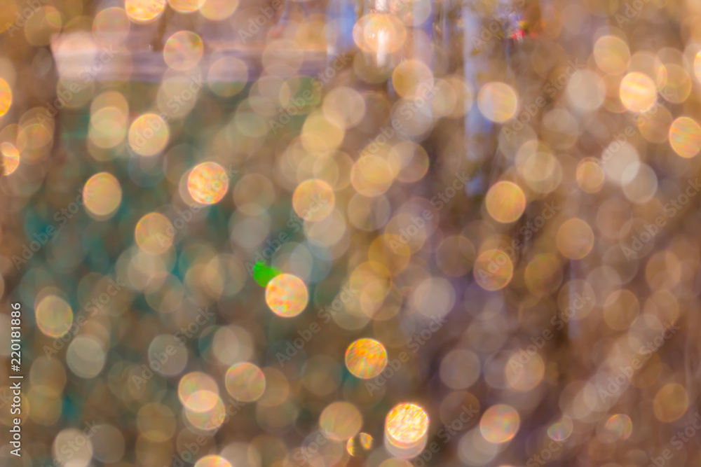 Abstract golden bokeh Abstract golden bokeh