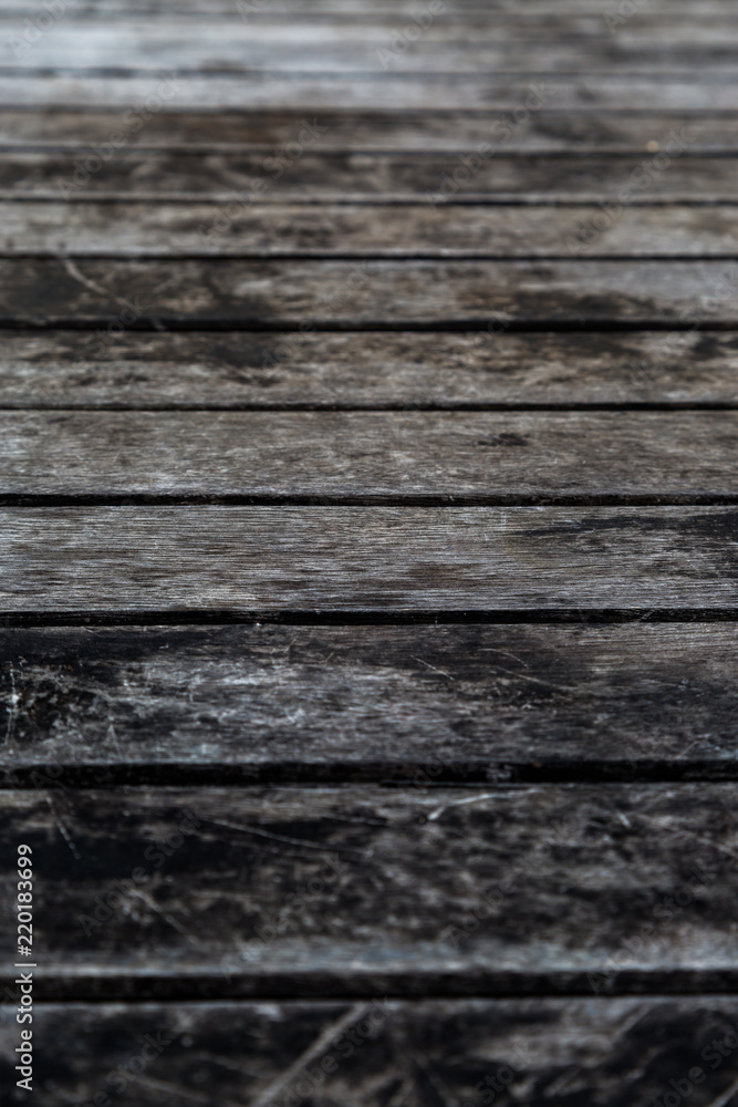 Obraz premium Gray dark wood texture