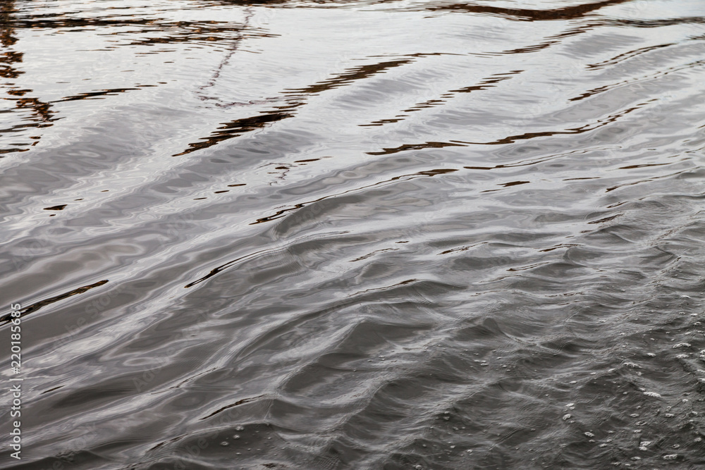 Obraz premium Ripple on the surface of the wate.