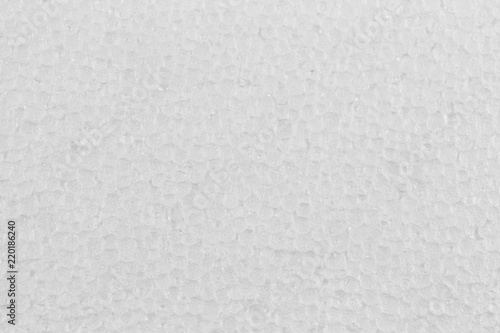 White polystyrene foam texture
