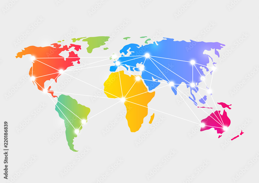 World map silhouette for Your design World map silhouette for Your design