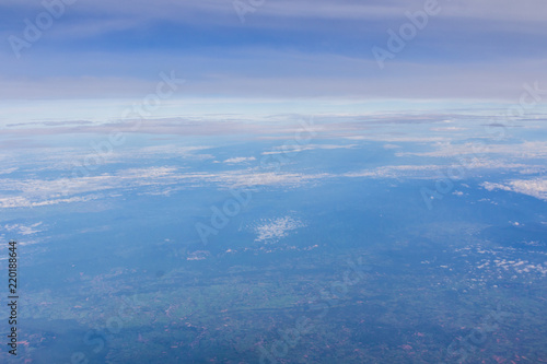 Clouds in the blue sky