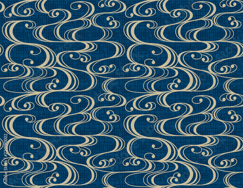 波のパターン/シームレス