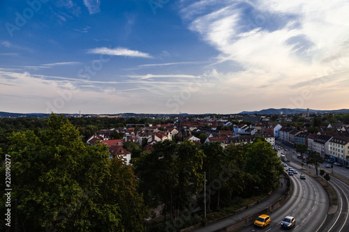 Kassel Stadtbild Abendstimmung