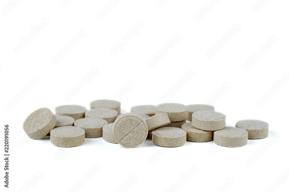 Gray tablets Gray tablets