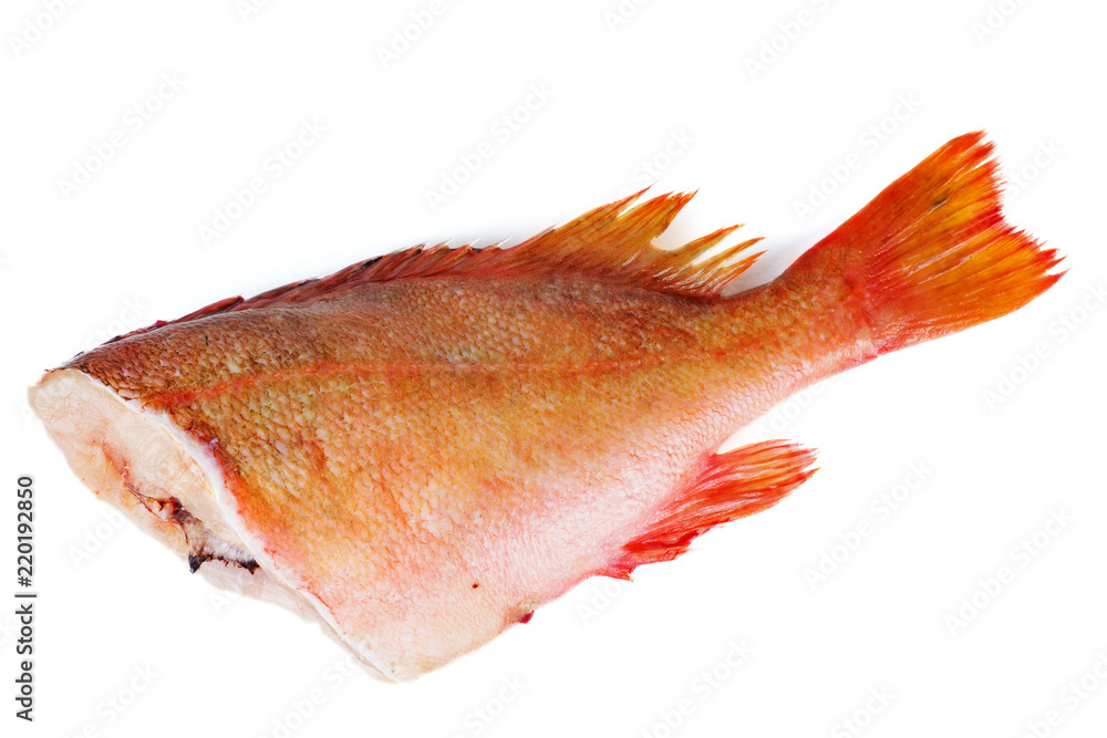 Raw headless red perch Raw headless red perch