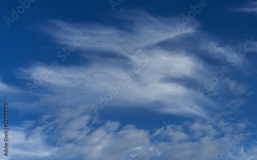 Clouds and Blue Sky Background. Design Pattern and Textures