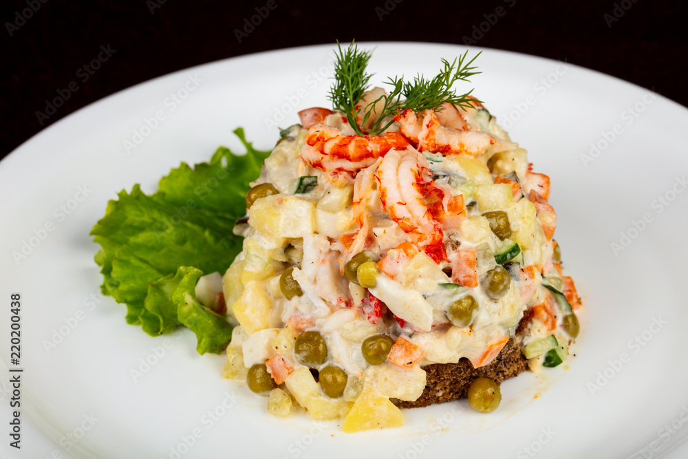 Salad with prawn Salad with prawn
