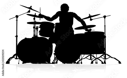 Musician Drummer Silhouette