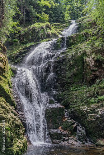 Poland, Szklarska Poreba, Kamienczyk Waterfall