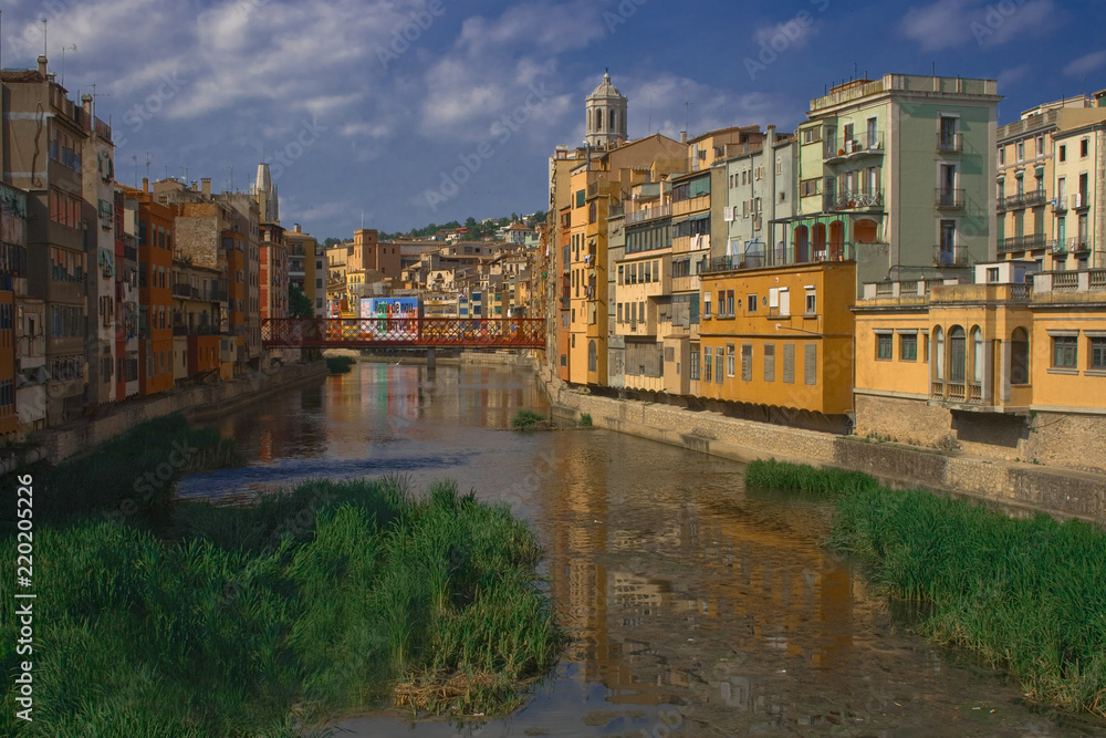 Girona city of Catalunya Spain