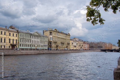 Fontanka river, St. Petersburg, Russia