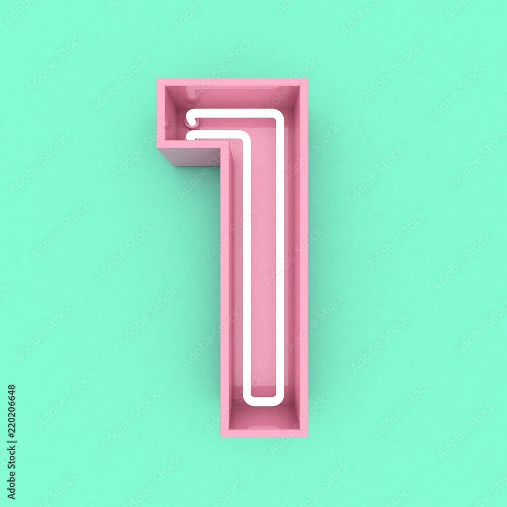pink neon sign text 3d render pink neon sign text 3d render