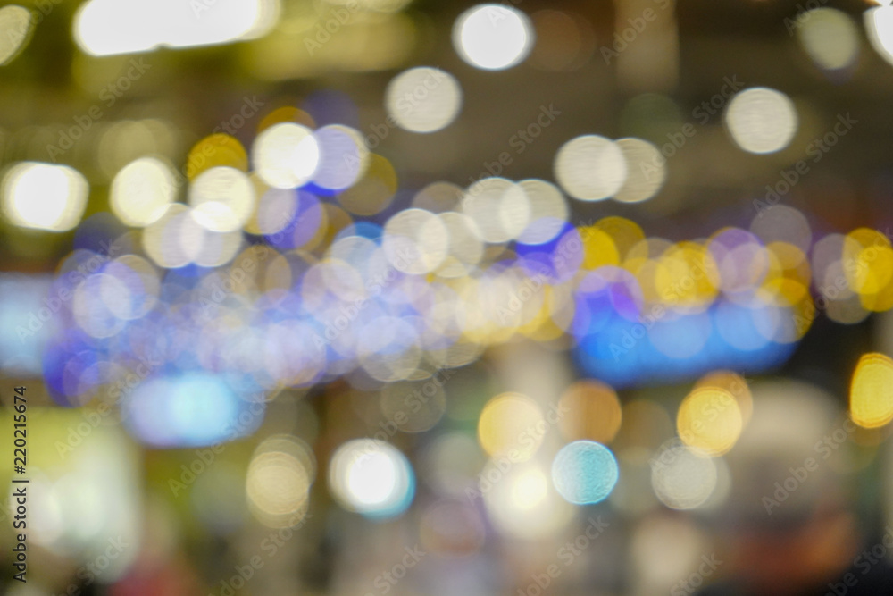 Fototapeta premium Abstract Light Bokeh Background.