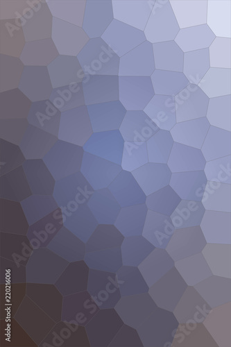 blue, white and brown Big Hexagon vertical background illustration.