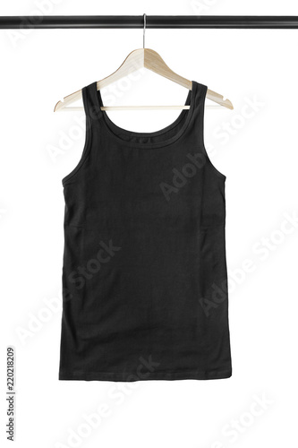 Tank top on clothes rack