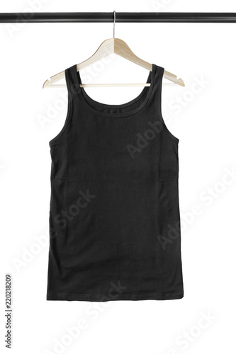 Tank top on clothes rack © Tarzhanova