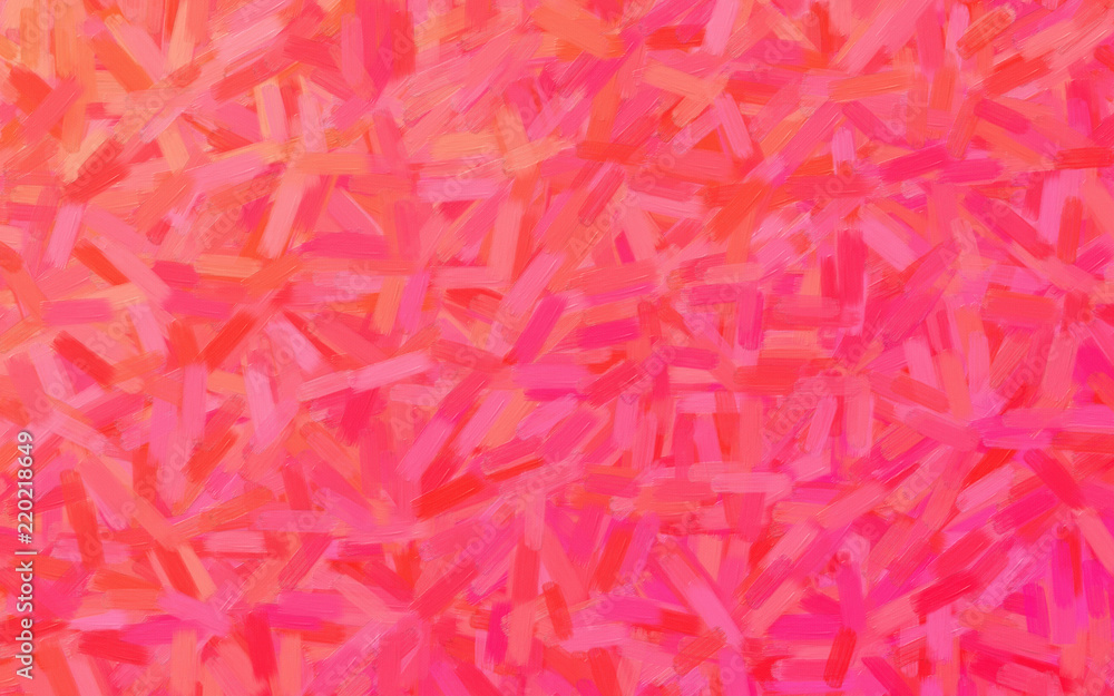 Red and pink Abstract Oil Painting background illustration.