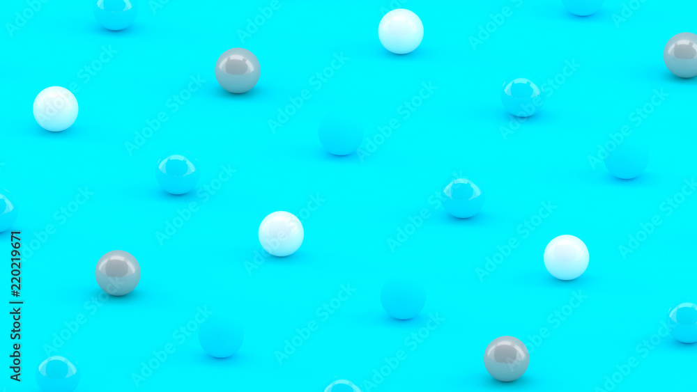 3d background. Spheres. Abstract wallpaper. Shapes 3d. Circles. Balls. Geometric objects. Trendy modern illustration. Render. Stylish concept. Poster backdrop. Minimal style.
