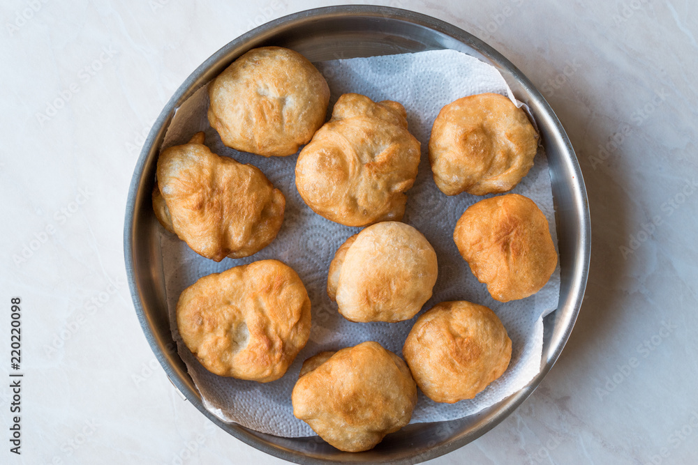 Turkish Fried Dough Crumpets Pisi Halka Turkish Fried Dough Crumpets Pisi Halka