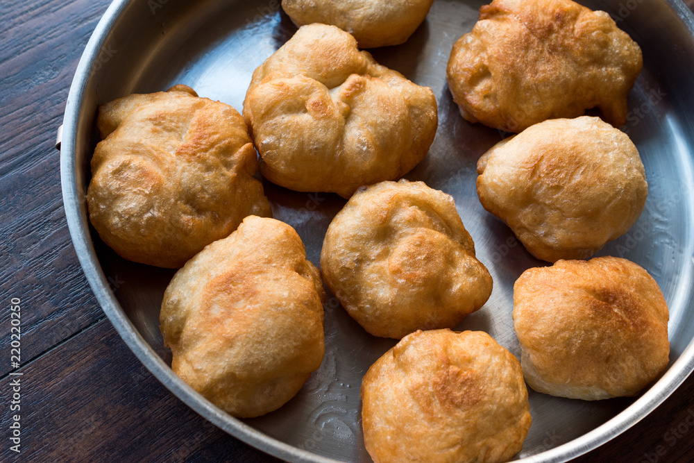 Turkish Fried Dough Crumpets Pisi Halka