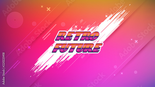 Colorful futuristic geometric background. with geometric elements composition. Eps10 vector.