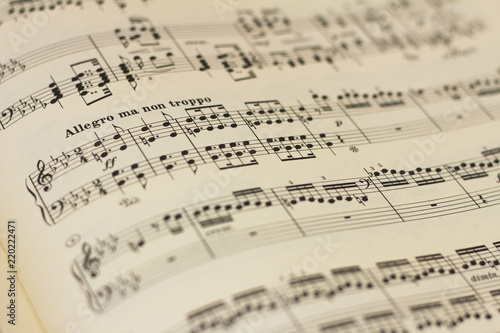 Páginas de partitura