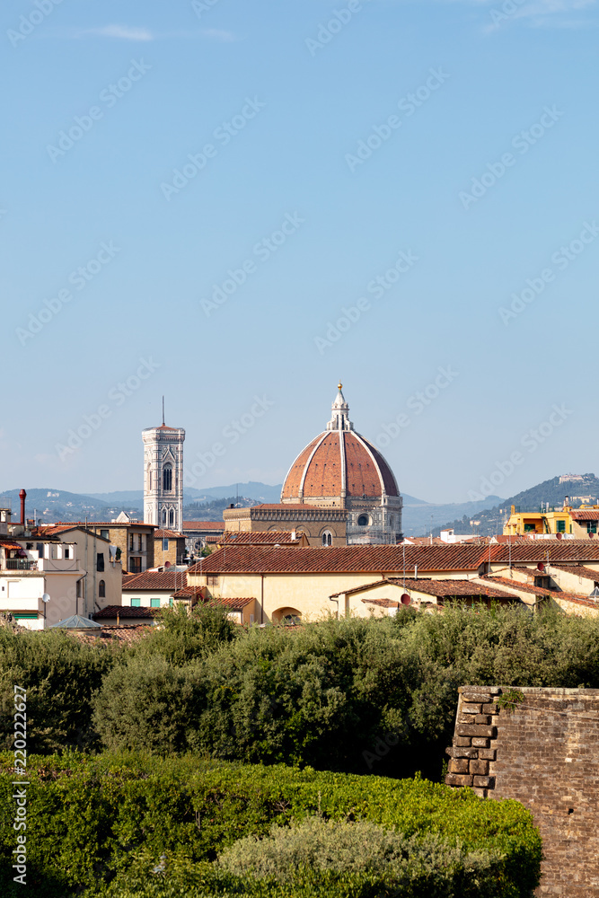 florence cathedral landscape from Piti yard