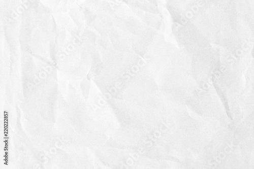 Crumpled white paper texture