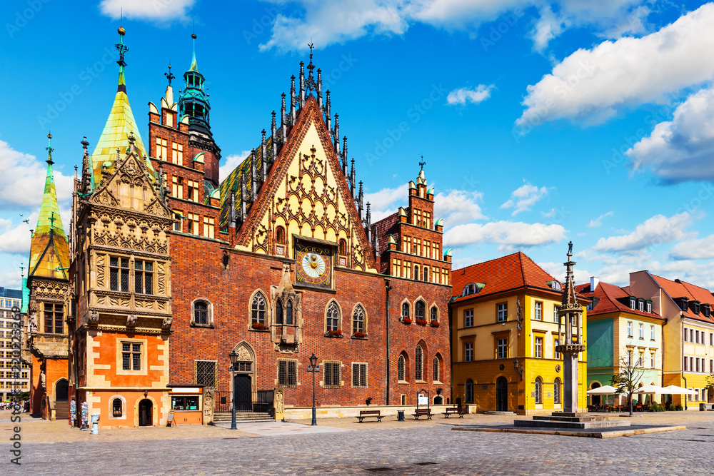 Fototapeta premium City Hall in Wroclaw, Poland