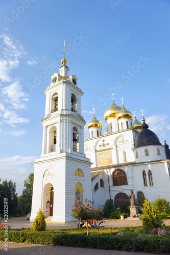 Uspensky Cathedral in the museum reserve "Dmitrov Kremlin". in Dmitrov, Russia.