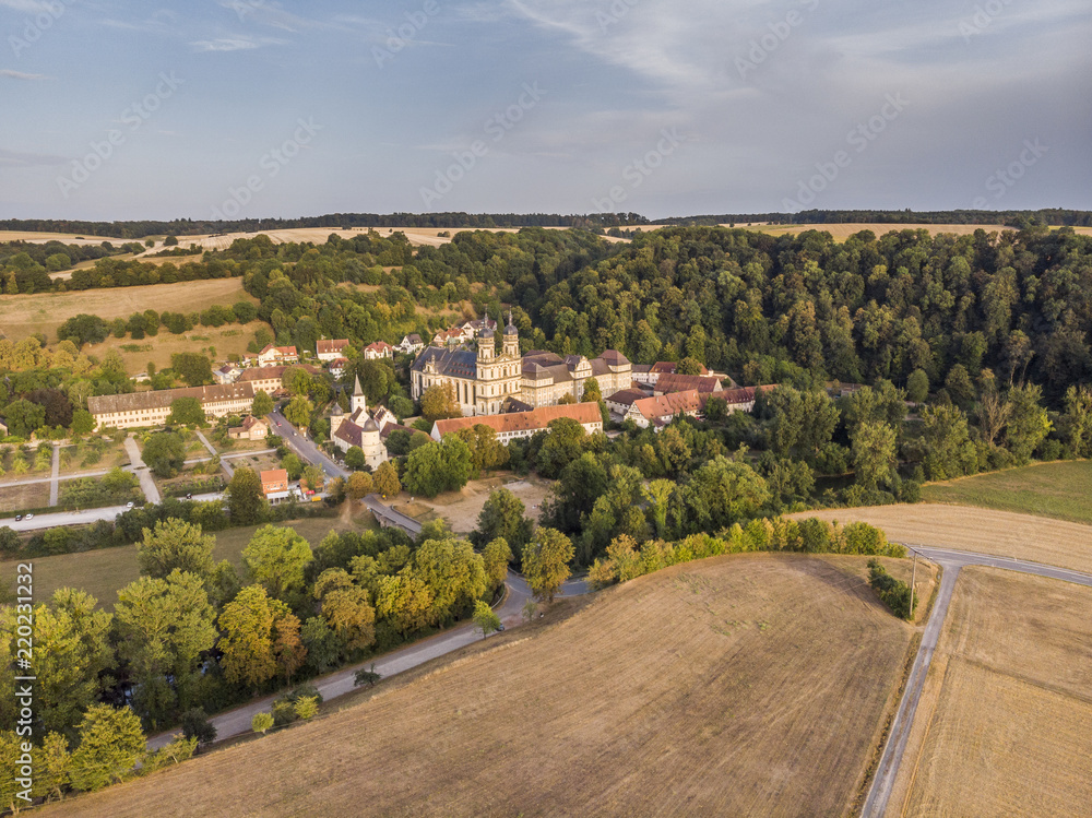 Das Kloster Schöntal - Luftaufnahme
