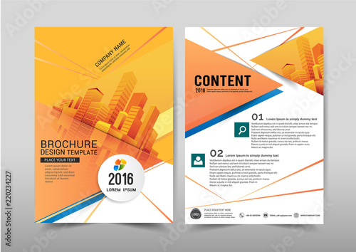 Vector annual report leaflet Brochure Flyer template A4 size design.
Modern style for book cover magazine layout design, Abstract geometric background, presentation templates.