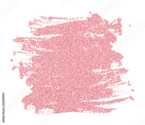 Pink glitter brushstroke
