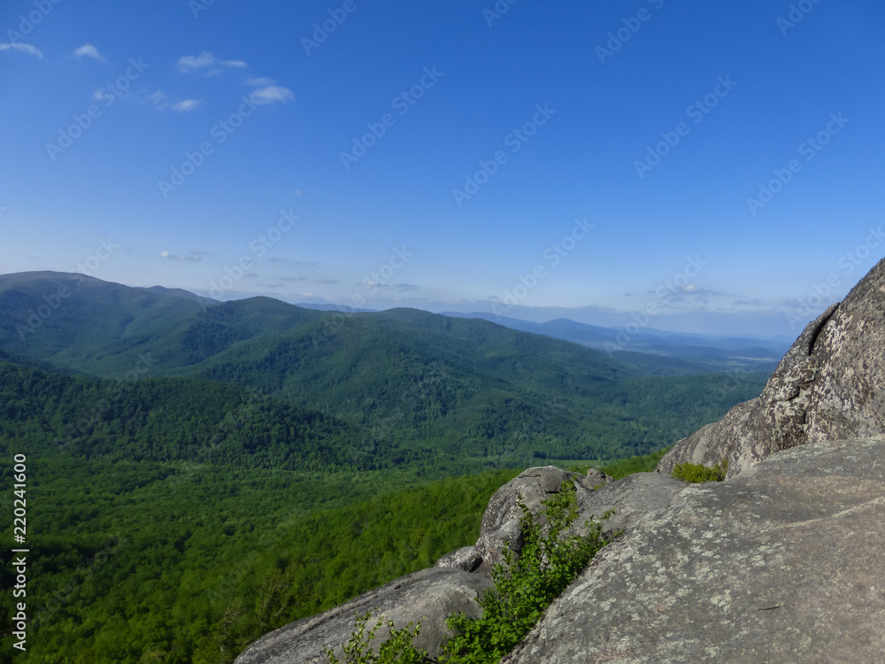 The View from Old Rag Shenandoah Valley