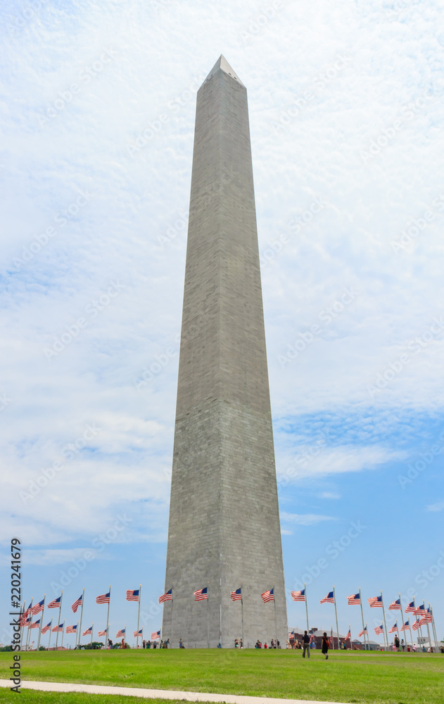The Washington Monument in Washington DC: Part of the National Park Serive