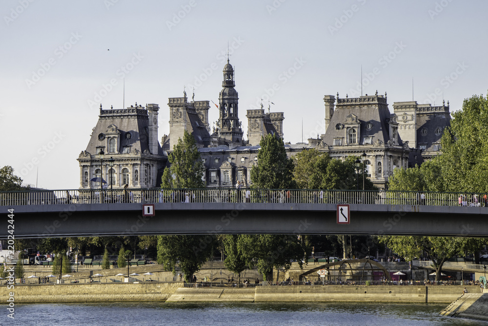 Obraz premium Paris rio Sena