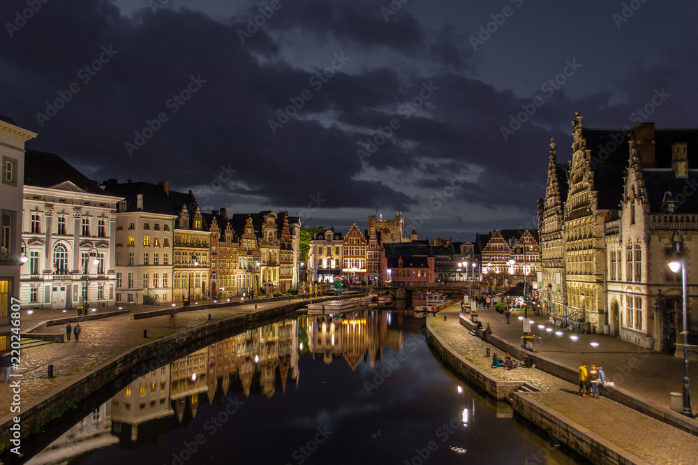 Evening shot in Gent